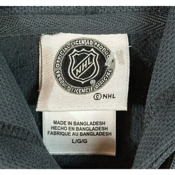 Boston Bruins NHL Logo Hockey Hoodie Sweatshirt Men's Large Gray EUC - Picture 4 of 8